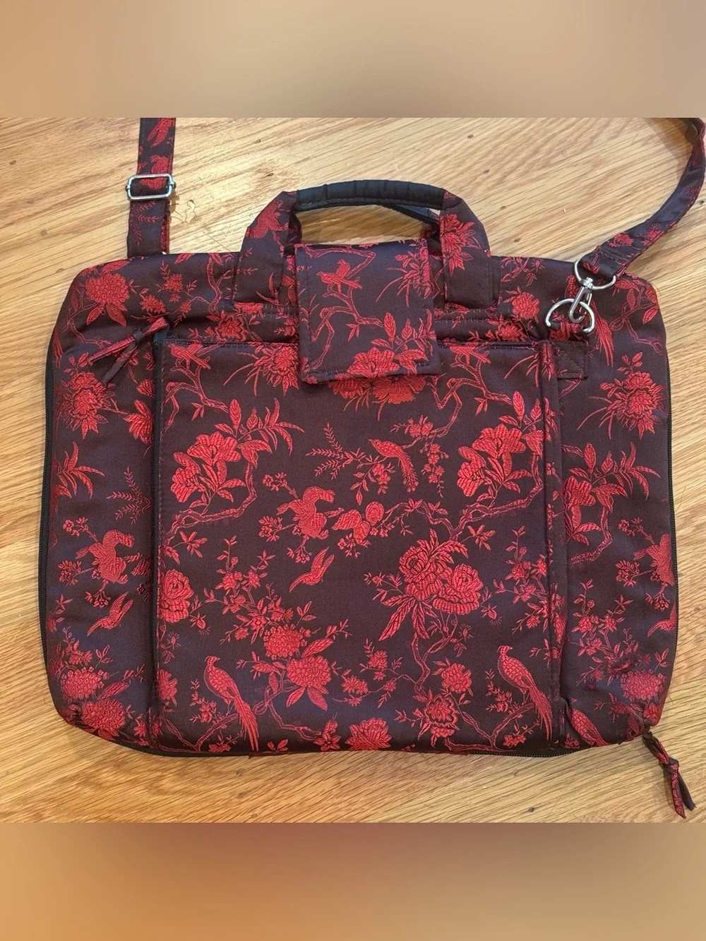 Asian Inspired/Brocade Laptop/Messenger Bag